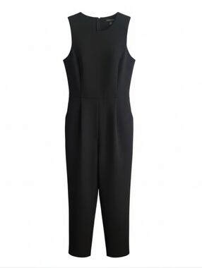Banana Republic Factory Sleevless Jumpsuit Black Size 4 Corpcore|Minimalist